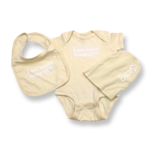 BabySi Natural Onesie, Hat, and Bib