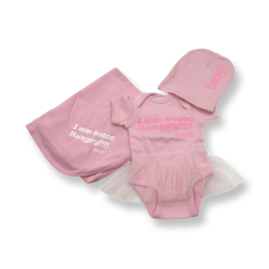 BabySi Pink Tutu, Hat and Blanket